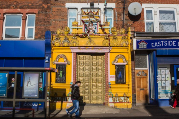 How a Temple's facade tells the story of Hindus